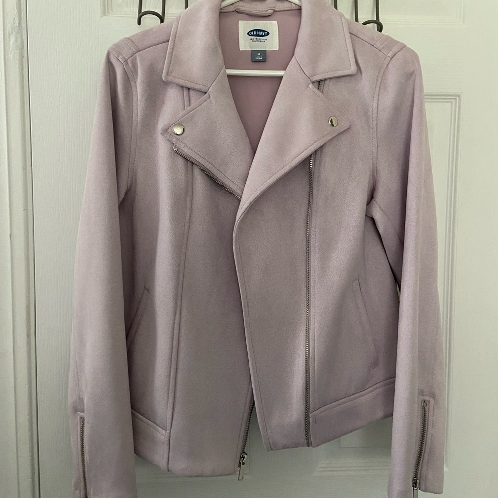 Old Navy Lilac Suede Jacket